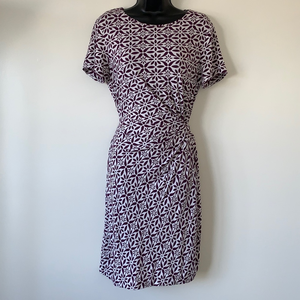 DVF Zoe Dress Faux Wrap Short Sleeve